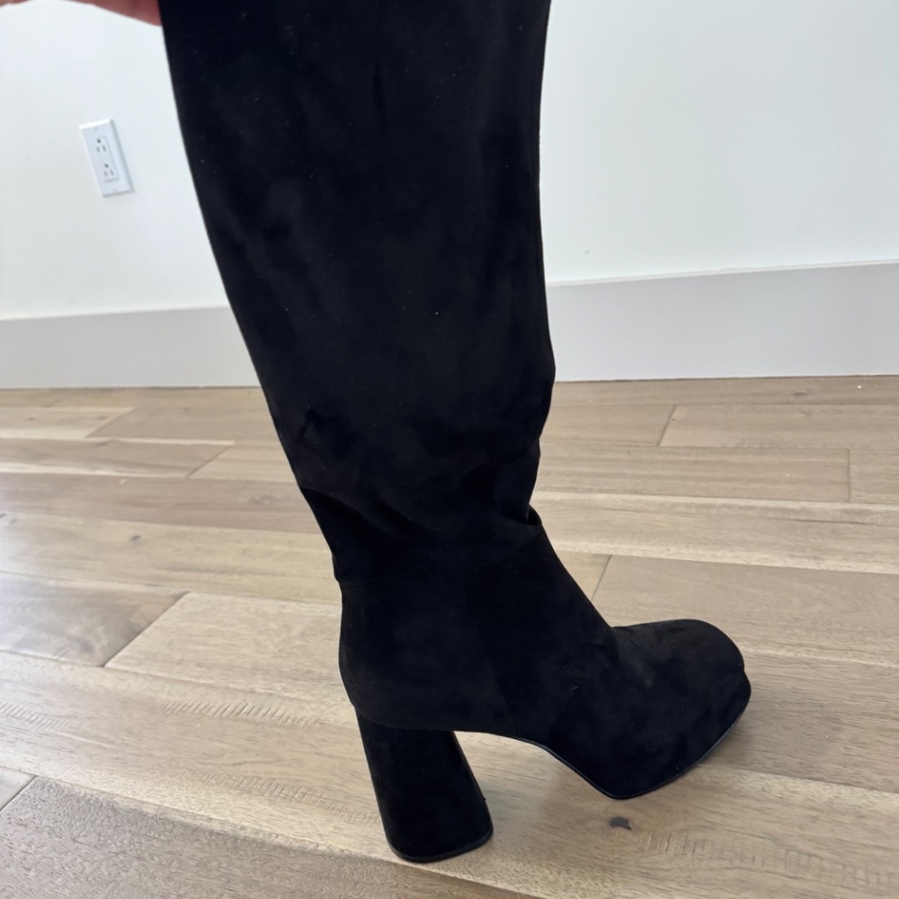 Nine West velvet boots - Picture 4 of 7